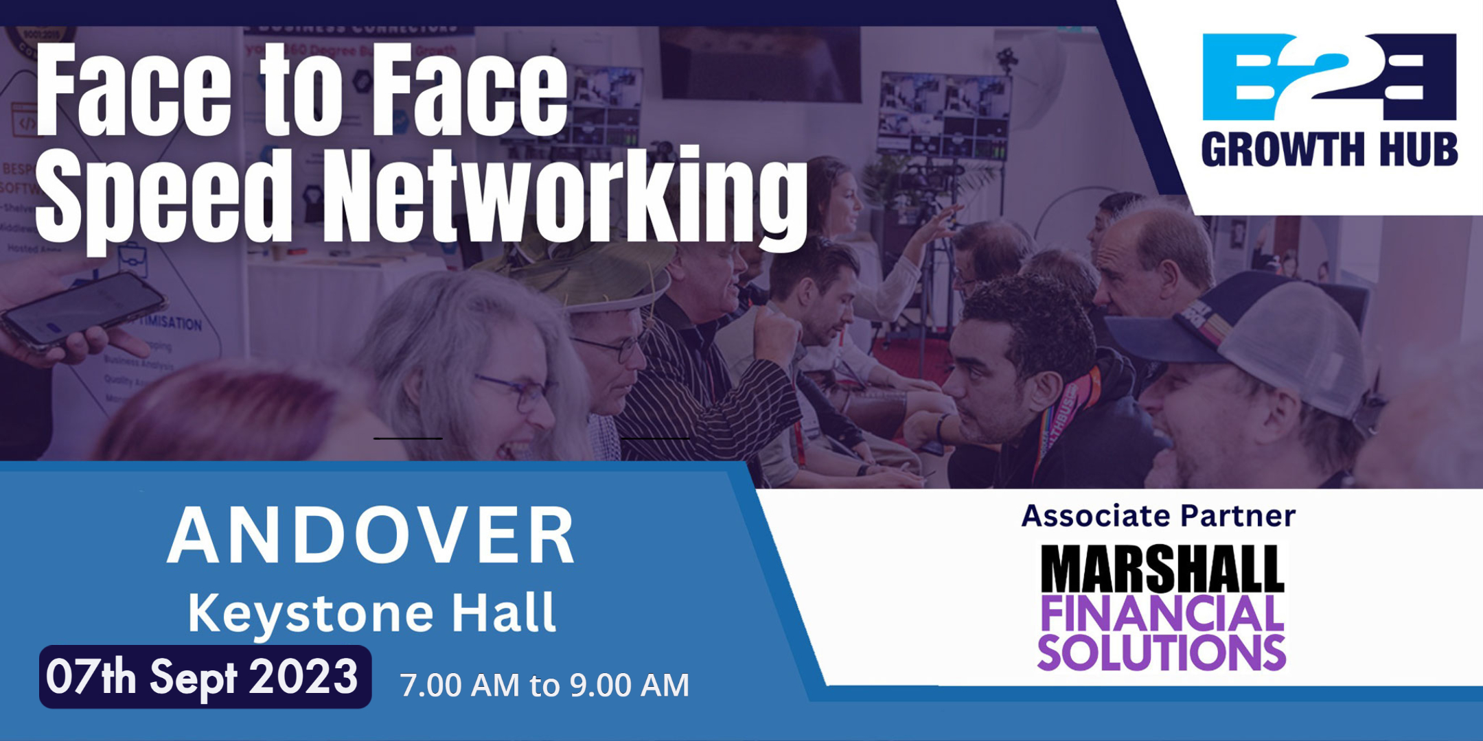Andover Face 2 Face Morning Speed Networking - 07th Sept 2023
