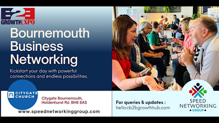 Bournemouth B2B Growth Hub Business Networking Event- 5th June 2025