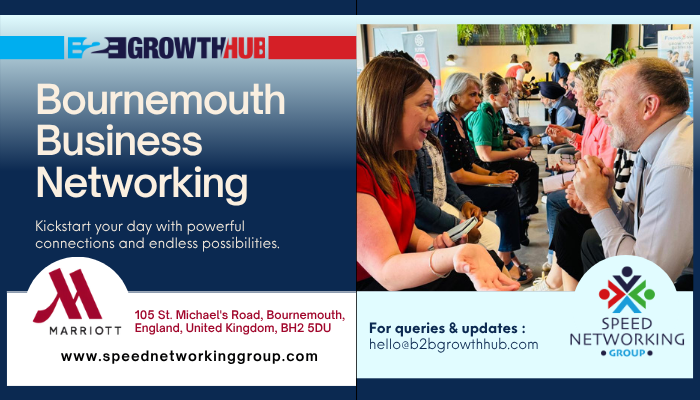 Bournemouth B2B Growth Hub Business Networking Event- 2nd Oct 2025